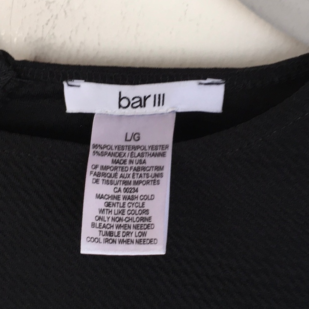 NWT Bar III Black Flared Dress - Picture 3 of 4